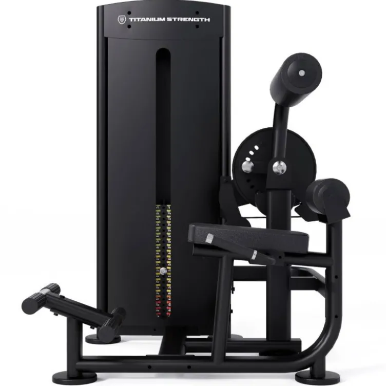Abdos lombaires machine 2 en 1 à charge guidée 100 kg - Station core training professionnelle