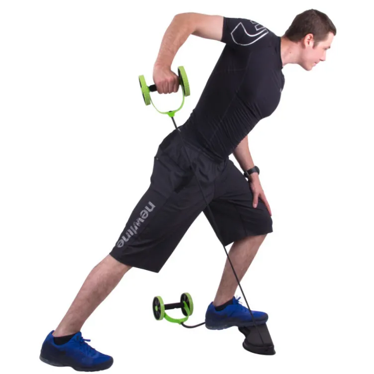 AB Roller multi-usage avec poignées mousse confortables - exercices en homegym