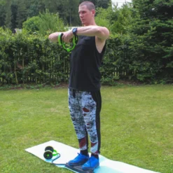AB Roller multi-usage avec poignées mousse confortables - exercices en homegym