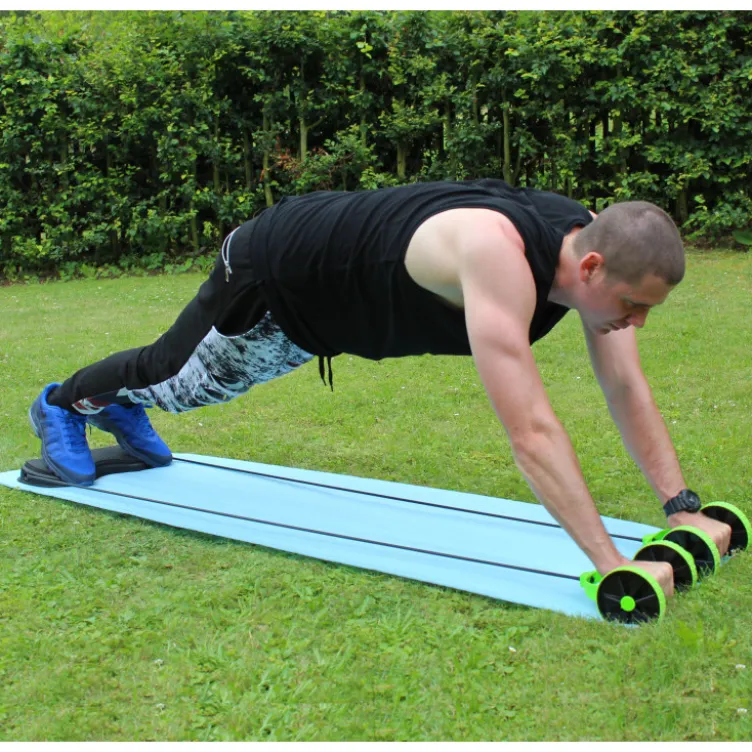 AB Roller multi-usage avec poignées mousse confortables - exercices en homegym
