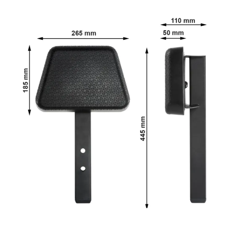 Accessoire pour bancs de musculation ATX - Extension repose-tête en Polyuréthane indéformable