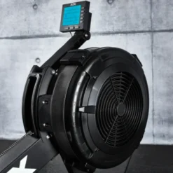 Air rower ATX fitness avec résistance à l'air réglable - Moniteur de bord