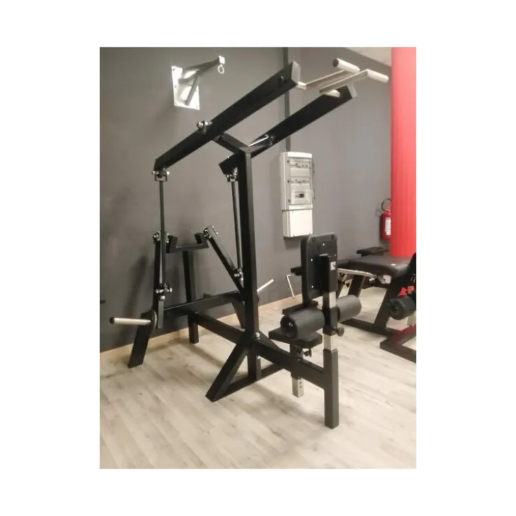 Appareil de musculation Lat Pulldown Lateral avant pour les dorsaux à charge libre - Qualité professionnelle