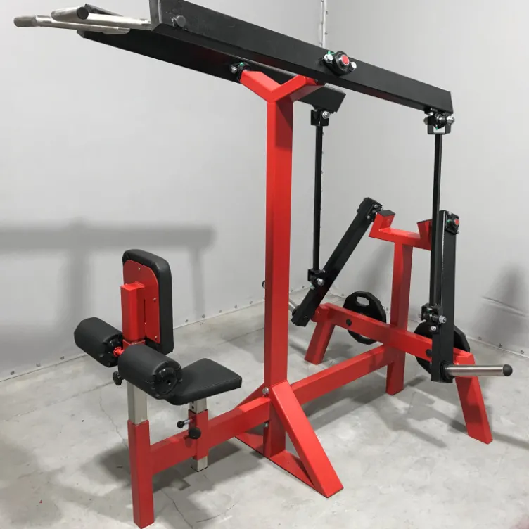 Appareil de musculation Lat Pulldown Lateral avant pour les dorsaux à charge libre - Qualité professionnelle