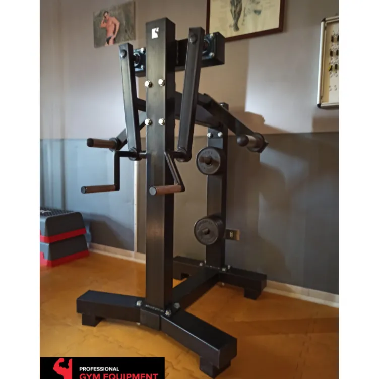 Appareil de musculation élévations latérales debout à charges libres - Latéral shoulder raise
