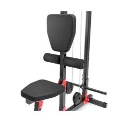 Appareil de musculation poulie haute et basse réglable pour entraînement des dorsaux
