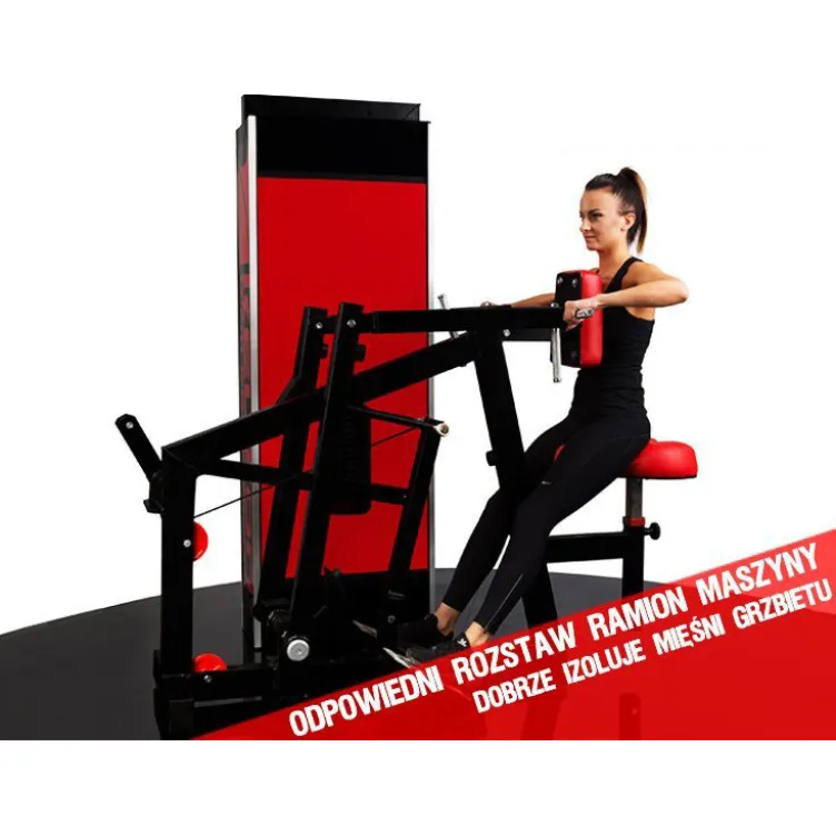 Appareil de musculation pour les dorsaux - Row machine assis pour les structures sportives professionnelles