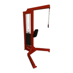 Appareil de musculation professionnel à charge guidée pour triceps - Poulie avec colonne de poids