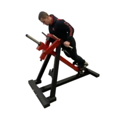 Appareil de musculation T-Bar Row professionnel pour séance dos intense avec disques de poids olympiques