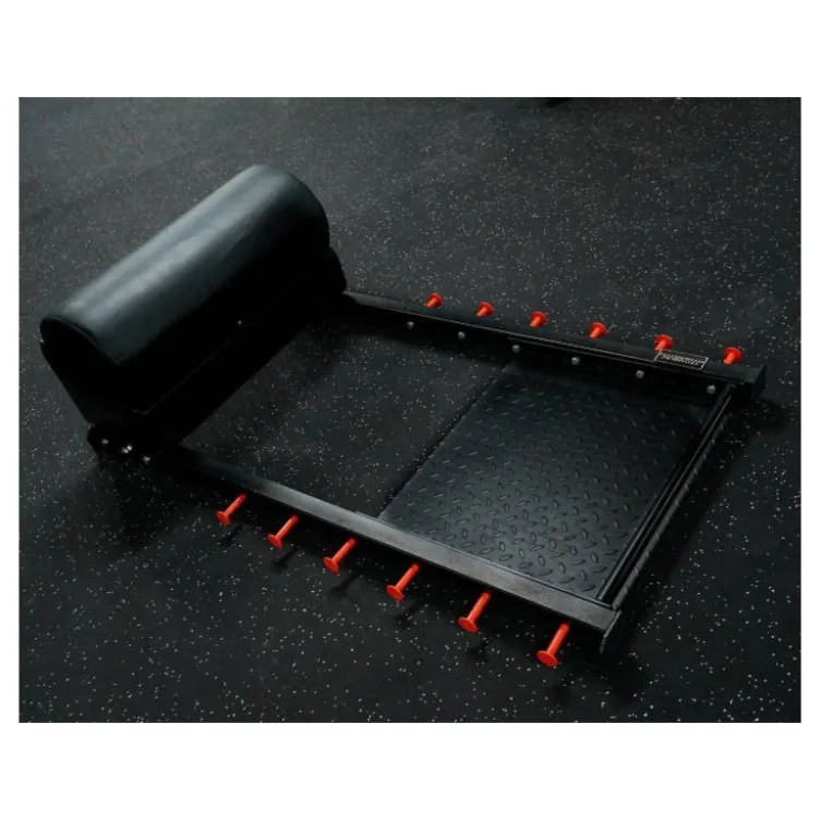 Appareil hip trust pro Titanium Strength 131HT pour entraînements du bas du corps - 12 crochets pour training aux élastiques