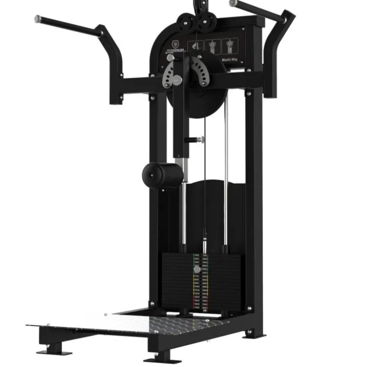 Appareil multi-hanches Titanium Strength - Hip extension machine à charges guidée pour les jambes Élite Séries EL-S8