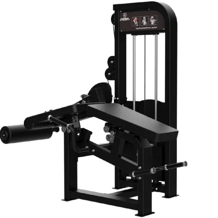 Appareil pro leg extension combo leg curl à charge guidée de qualité professionnelle Titanium Strength Élite Séries EL-S41