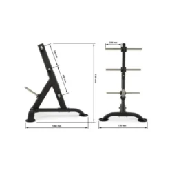 Arbre de rangement ATX pour disques de poids standards de diamètre 30 mm