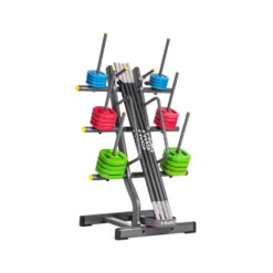 Arbre de rangement pour poids et accessoire de musculation - Capacité de charge max 200kg