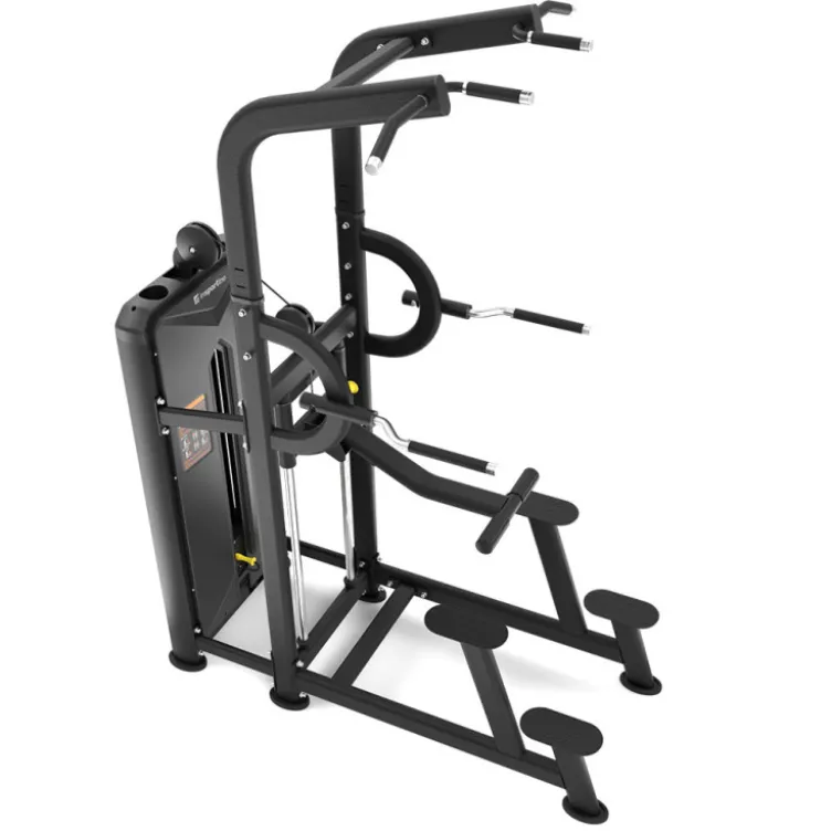 Assisted dips et tractions station à charge guidée 85 kg Velocer série pour utilisation pro - Dips et Pull-ups station