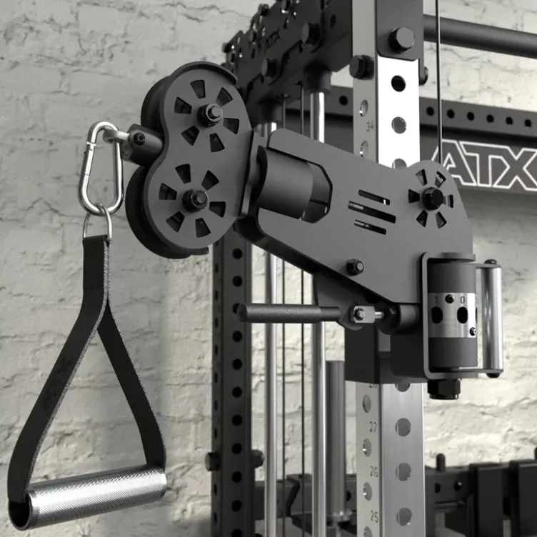 ATX Cable Half Rack 2 x 90 kg à charge guidée avec barre de traction et accessoires
