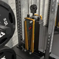 ATX Cable Half Rack 2 x 90 kg à charge guidée avec barre de traction et accessoires