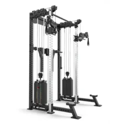 ATX Cable Half Rack 2 x 90 kg à charge guidée avec barre de traction et accessoires
