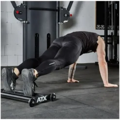 ATX Glute ham roller en métal avec roulettes de diamètre 90 mm - Exercices de musculation