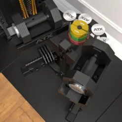 ATX Octa Dumbells - Système d'haltères réglables et modulaires en acier de 4 à 24 kg - Extensible jusqu'à 65 kg