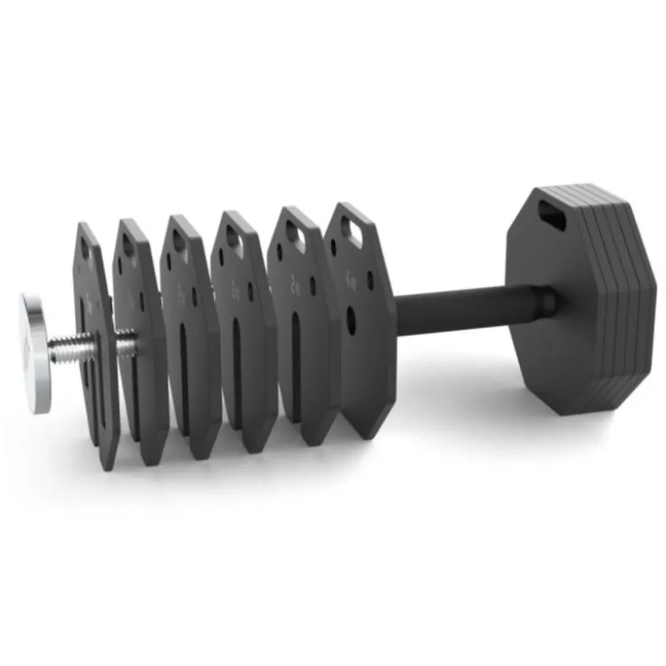 ATX Octa Dumbells - Système d'haltères réglables et modulaires en acier de 4 à 24 kg - Extensible jusqu'à 65 kg