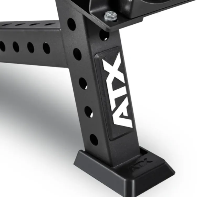 ATX Support de stockage pour haltères ronds avec bacs de rangement de taille universelle - Extensible