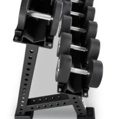 ATX Support de stockage pour haltères ronds avec bacs de rangement de taille universelle - Extensible