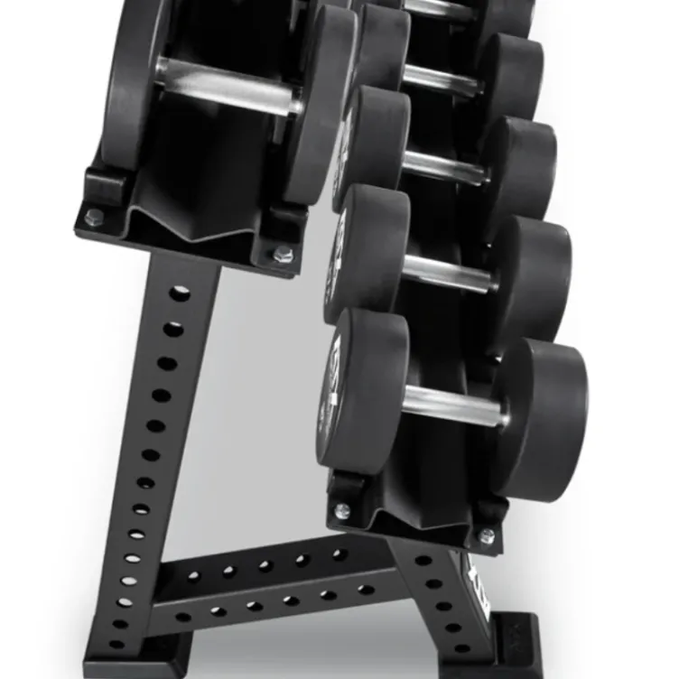 ATX Support de stockage pour haltères ronds avec bacs de rangement de taille universelle - Extensible