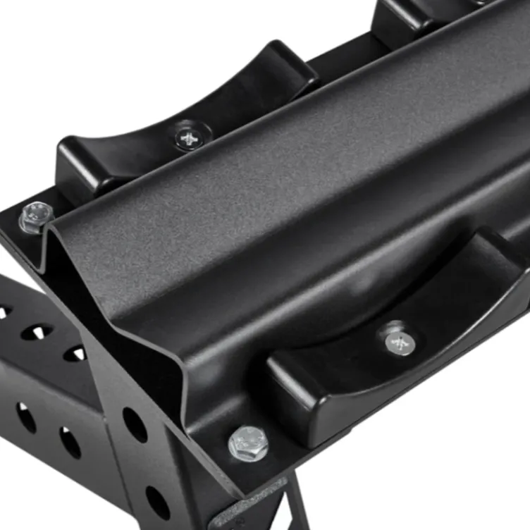 ATX Support de stockage pour haltères ronds avec bacs de rangement de taille universelle - Extensible