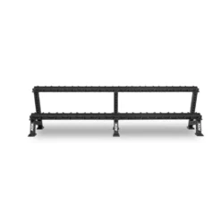 ATX Support de stockage pour haltères ronds avec bacs de rangement de taille universelle - Extensible