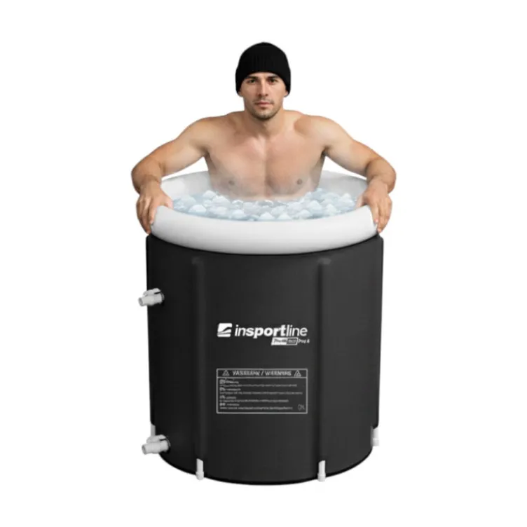 Bac de cryothérapie et thermotérapie pour la santé et la récupération des muscles - 375 L avec couvercle