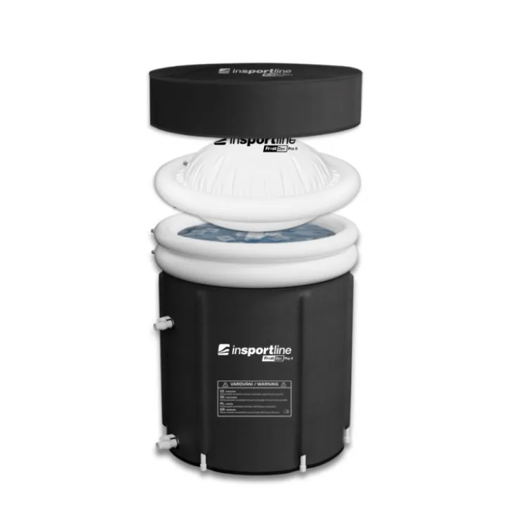 Bac de cryothérapie et thermotérapie pour la santé et la récupération des muscles - 375 L avec couvercle