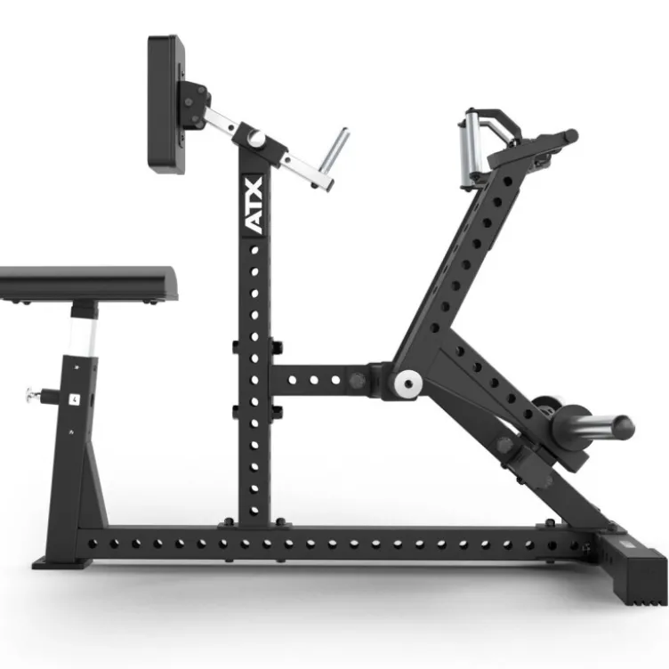 Back contractor machine ATX à charge libre jusqu'à 250 kg avec bras de levier unilatéraux - Row machine