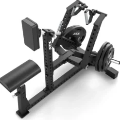 Back contractor machine ATX à charge libre jusqu'à 250 kg avec bras de levier unilatéraux - Row machine