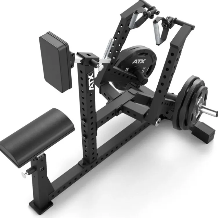 Back contractor machine ATX à charge libre jusqu'à 250 kg avec bras de levier unilatéraux - Row machine