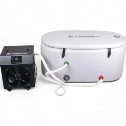 Bain gonflable de thérapie par le froid et le chaud 135 x 80 x 65 cm avec thermostat pour la santé du corps - 3°C jusqu'à 40°C