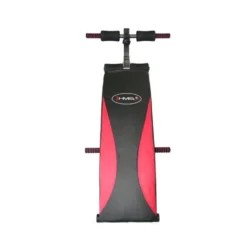 Banc à abdominaux réglable avec paire d'haltère en vinyle pour home gym