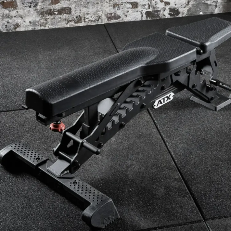 Banc ATX Warrior Slim avec dossier et siège réglables pour home-gym - Capacité de charge 500 kg