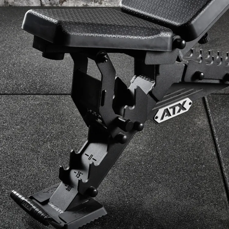 Banc ATX Warrior Slim avec dossier et siège réglables pour home-gym - Capacité de charge 500 kg