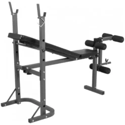 Banc de développé couché homegym réglable avec chandelles leg extension/curl