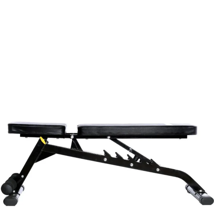 Banc de musculation ajustable Force USAavec rouleau de blocage des pieds - Charge max 250 kg