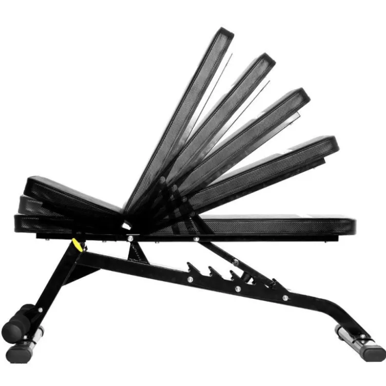 Banc de musculation ajustable Force USAavec rouleau de blocage des pieds - Charge max 250 kg