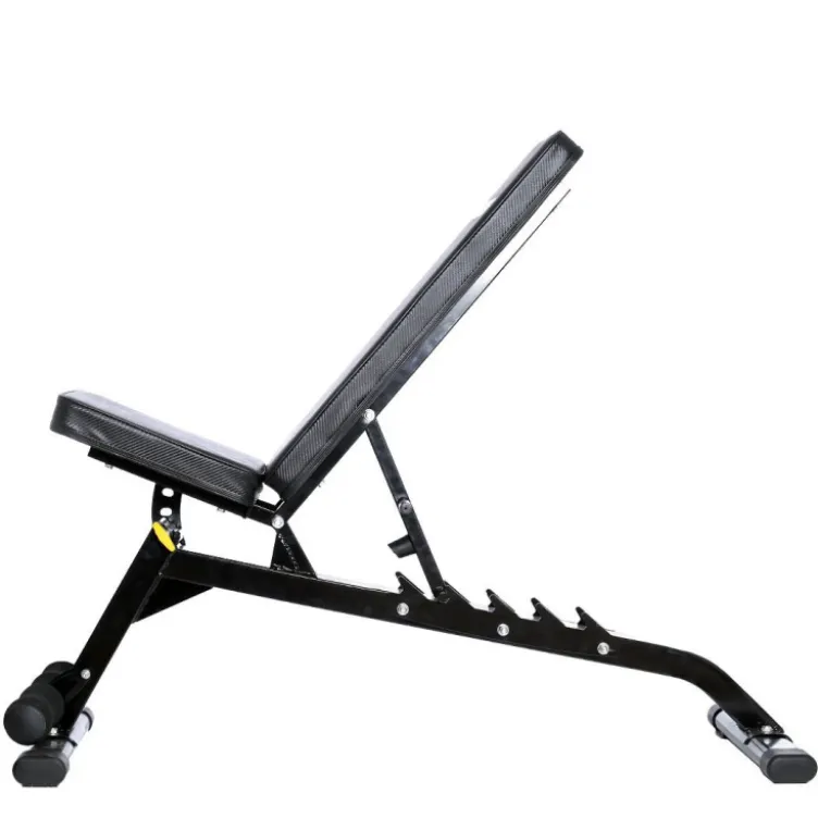 Banc de musculation ajustable Force USAavec rouleau de blocage des pieds - Charge max 250 kg
