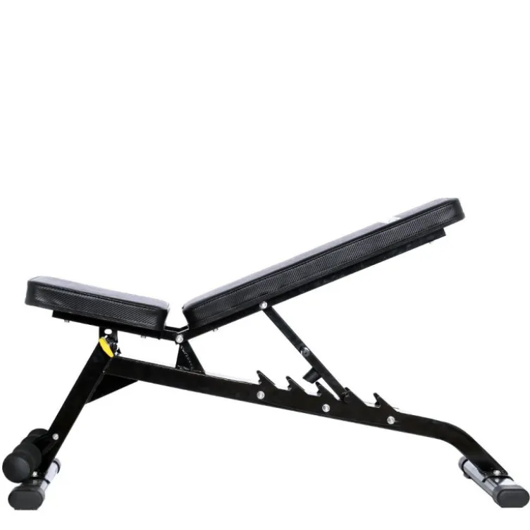 Banc de musculation ajustable Force USAavec rouleau de blocage des pieds - Charge max 250 kg