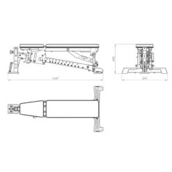 Banc de musculation ATX multipositions inclinable avec support pour options