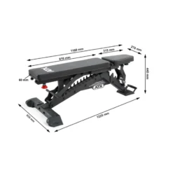 Banc de musculation ATX Warrior avec dossier large pour home-gym