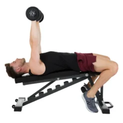 Banc de musculation avec capacité de charge de 250 kg - Incliné et décliné