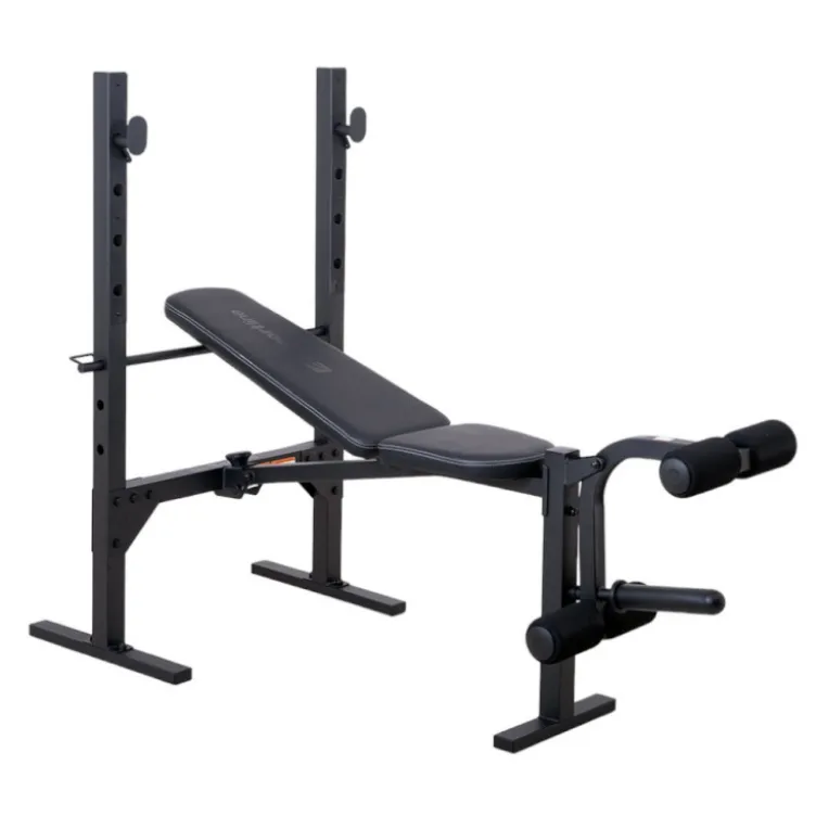 Banc de musculation avec chandelles et option leg curl extension pour Home-Gym - Capacité de charge 230 kg