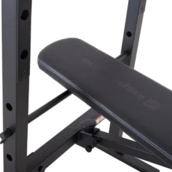 Banc de musculation avec chandelles et option leg curl extension pour Home-Gym - Capacité de charge 230 kg