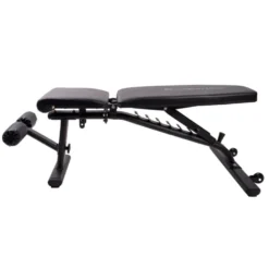 Banc de musculation avec dossier réglable et rouleaux de blocage pour abdominaux - Charge maximale 200 kg